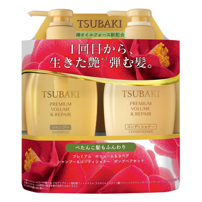 Shiseido - Tsubaki Premium Volume & Repair Shampoo & Conditioner Set