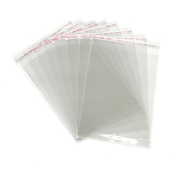 Пакет с клеевым клапаном / БОПП пакет 25 мкм прозрачный глянцевый прочный