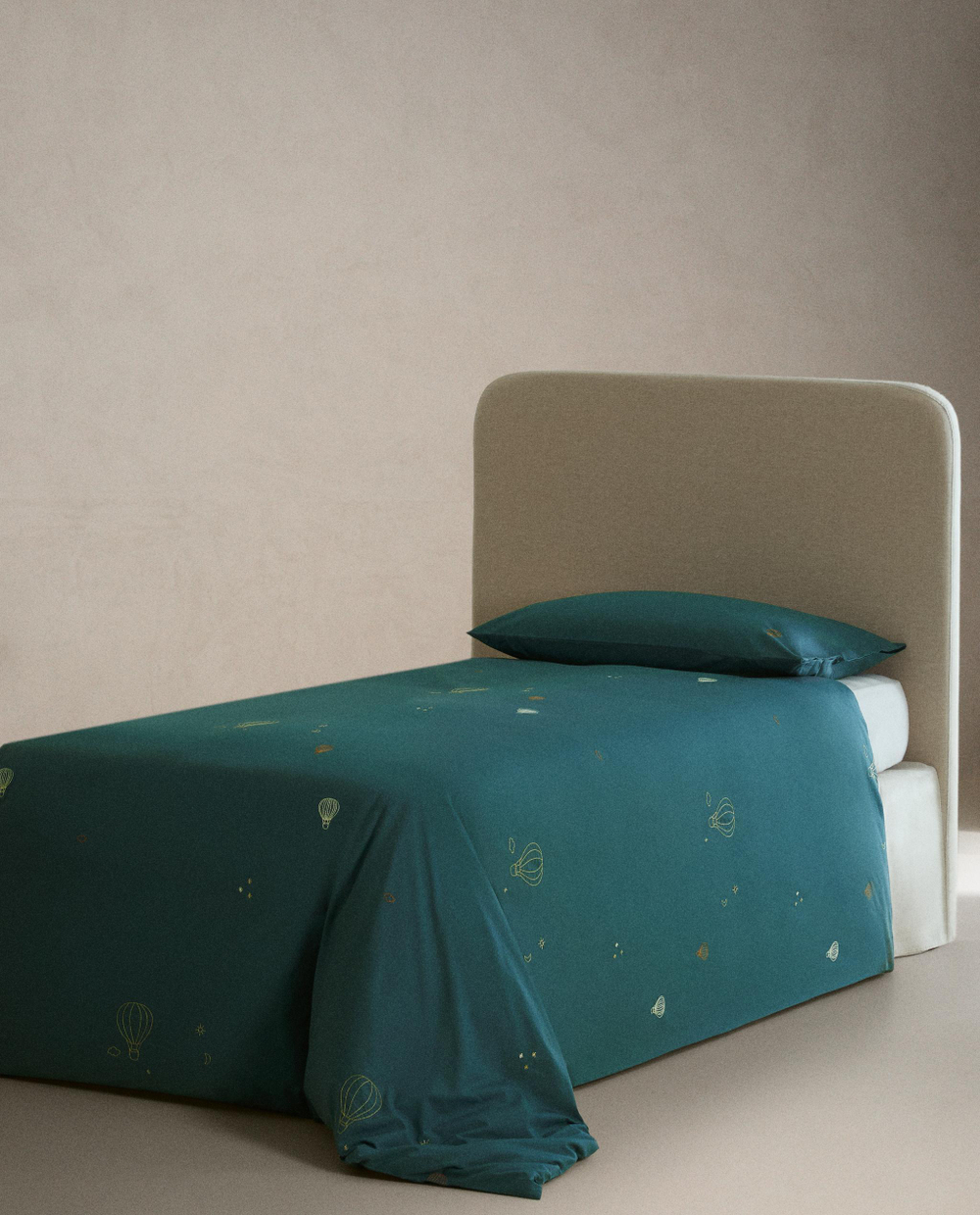 Пододеяльник Zara Home, хлопок 100%, однотонный, 2618/088