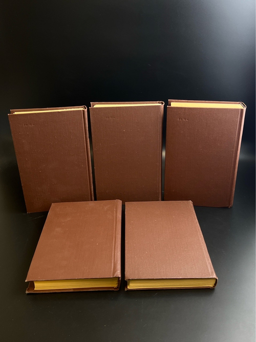 5 книг Роберт Луис Стивенсон. Собрания сочинений в пяти томах. Издательство Правда. 1981 год СССР