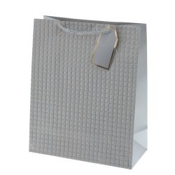 GAEM Пакет подарочный M (бумага 210г/м2, блок 12шт), L26 W12 H32 см, 4в.