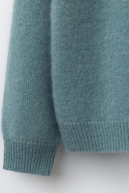 ZARA Х BENSIMON ® ТРИКОТАЖНЫЙ СВИТЕР, ПУДРОВО-СИНИЙ