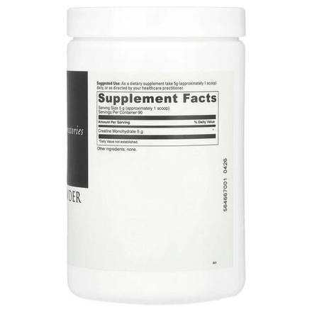 DaVinci Laboratories of Vermont, Креатин в порошке, без добавок, 450 г