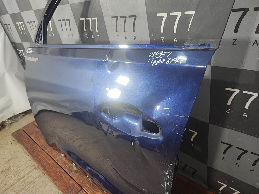 Дверь передняя левая Chery Tiggo 8 Pro 21-нв Б/У Оригинал 928000078AADYJ