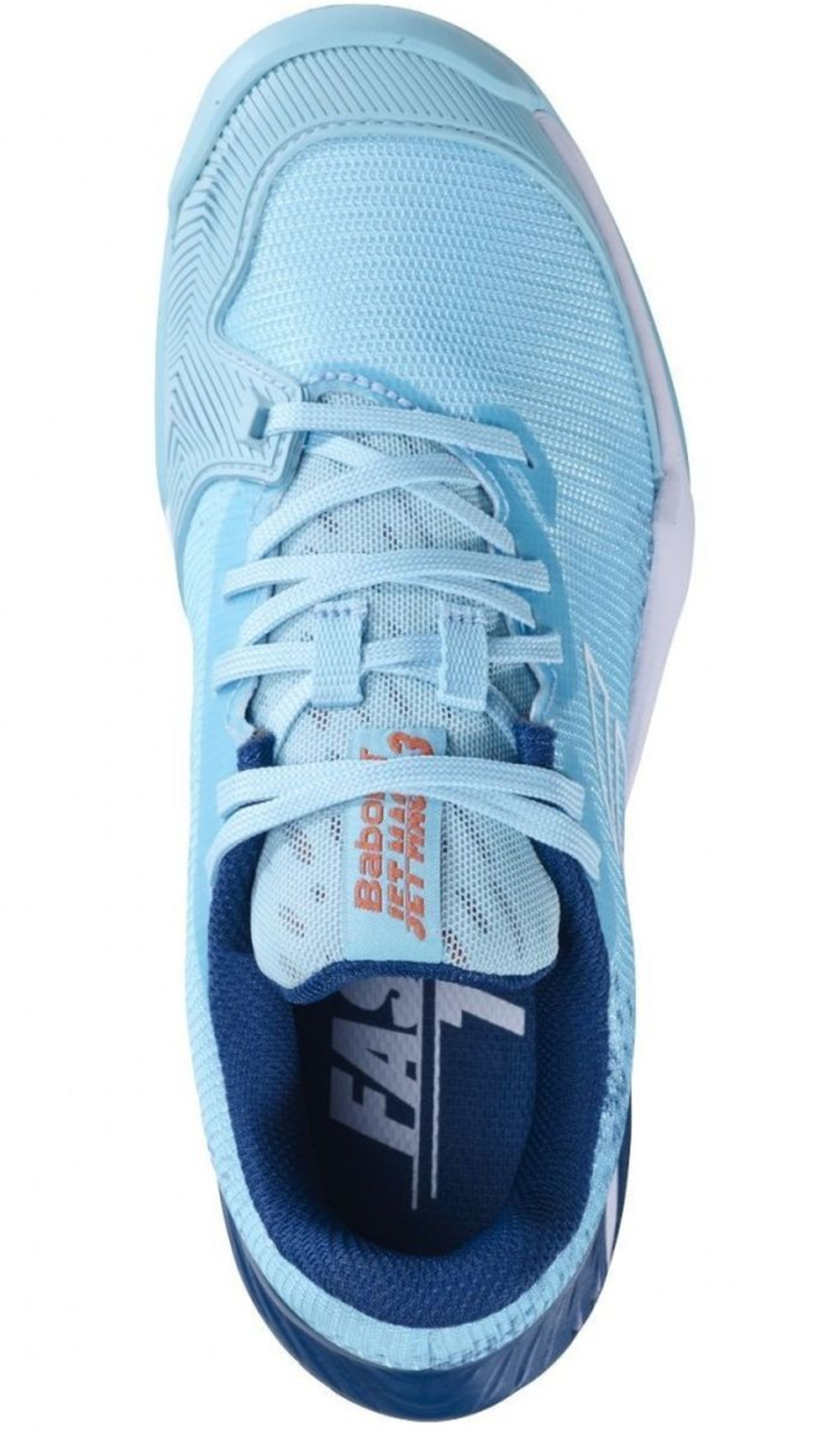 Детские теннисные кроссовки Babolat Jet Mach 3 All Court JR - angel blue
