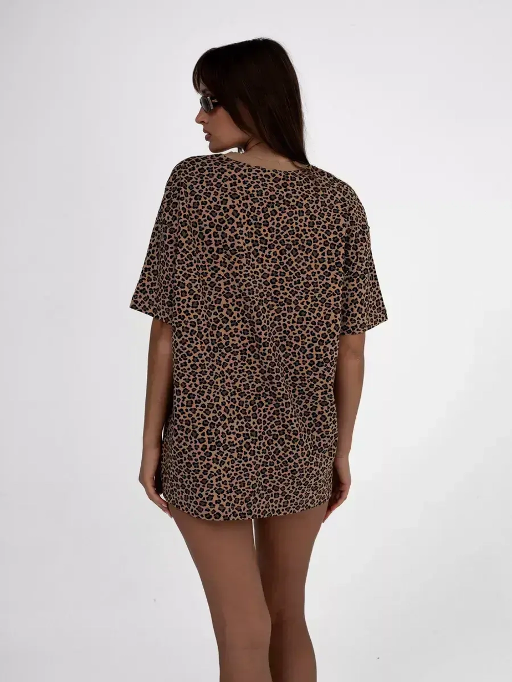 Футболка оверсайз базовая однотонная