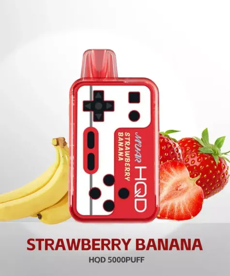 HQD MVAR 5000 - Strawberry Banana (5% nic