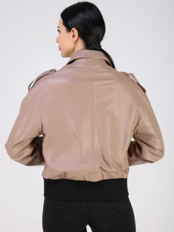 Кожаная куртка демисезонная