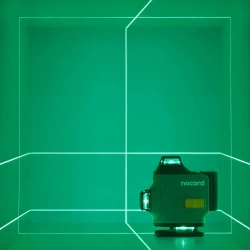 Уровень лазерный Nocord, 4х360, без аксессуаров, зеленый луч, NCL.4P.B1-2