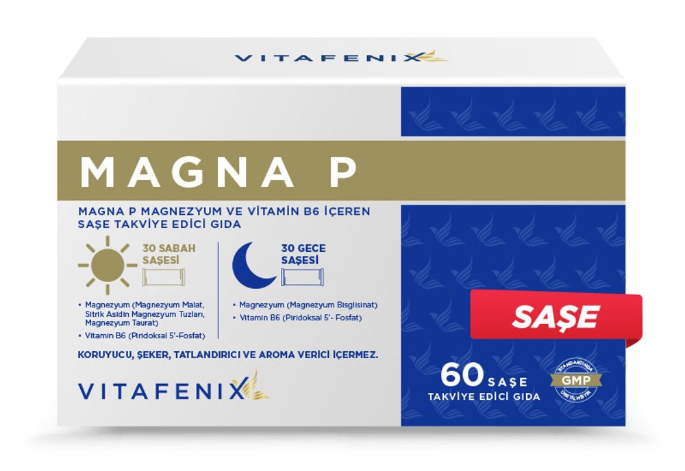 Magna P с магнием и витамином B6 в саше