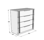 Комод Ольга-6 кашемир