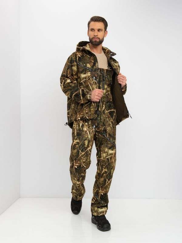 Костюм демисезонный Никс-Люкс ткань Alova Windblock цвет Камыш