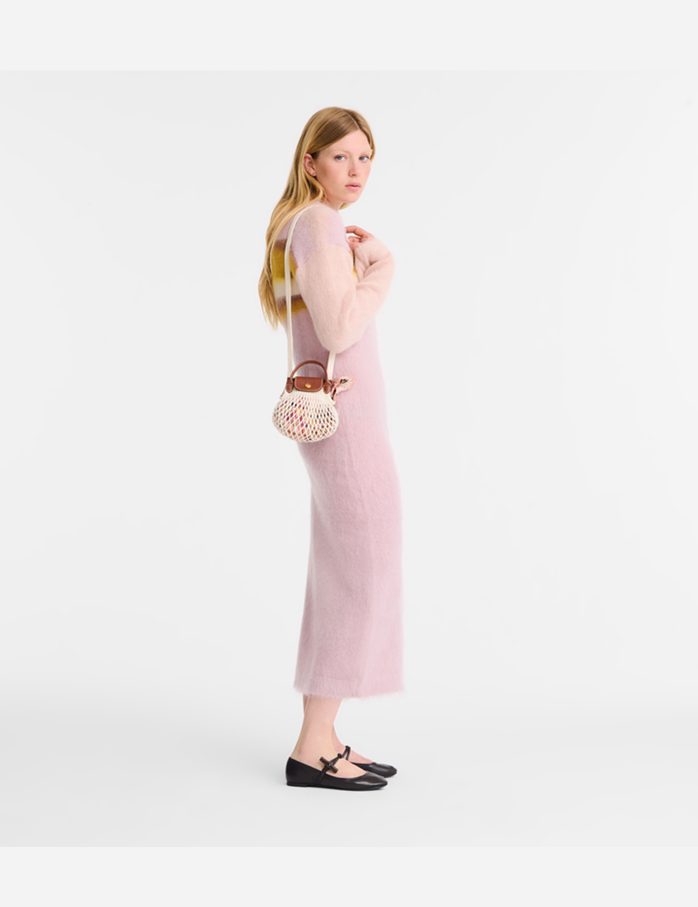 Longchamp Le Pliage Filet XS Mesh bag