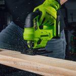 Лобзик акк. Greenworks GD24JS90, 24V, б/щет, 90 мм,0-3000/мин,4 ст.маятник,LED,1х4Ач,ЗУ,кор (3601707CUB)