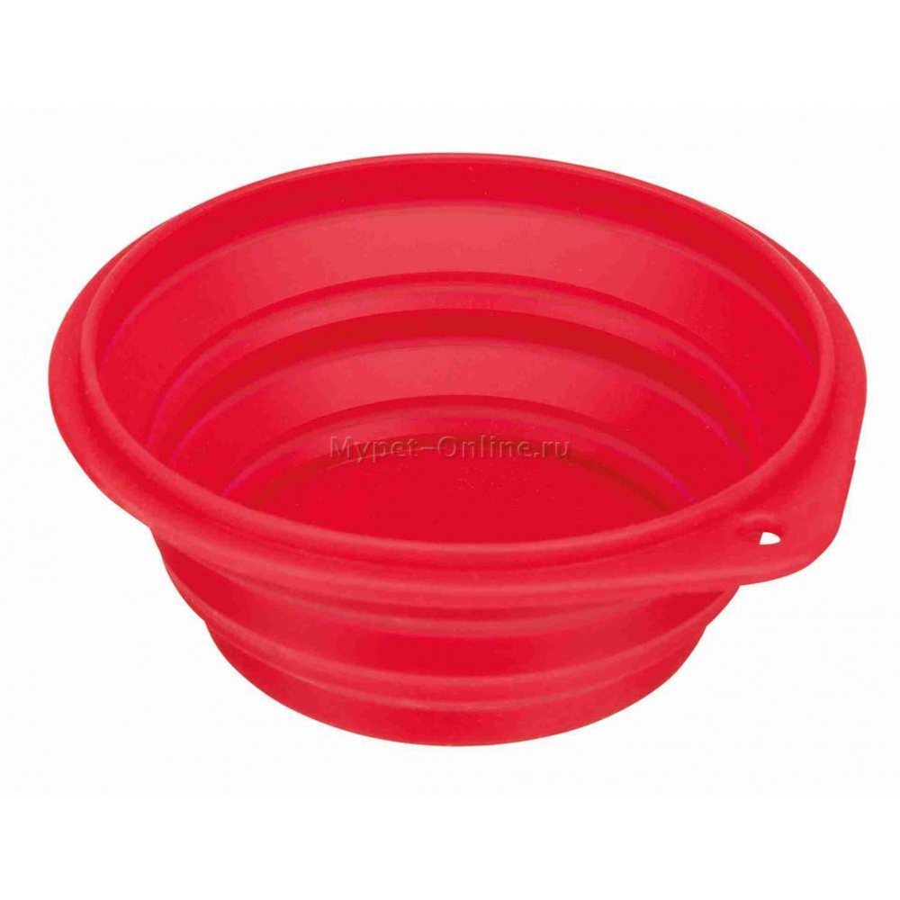 Миска дорожная для собак Trixie Travel Bowl, размер 14см.
