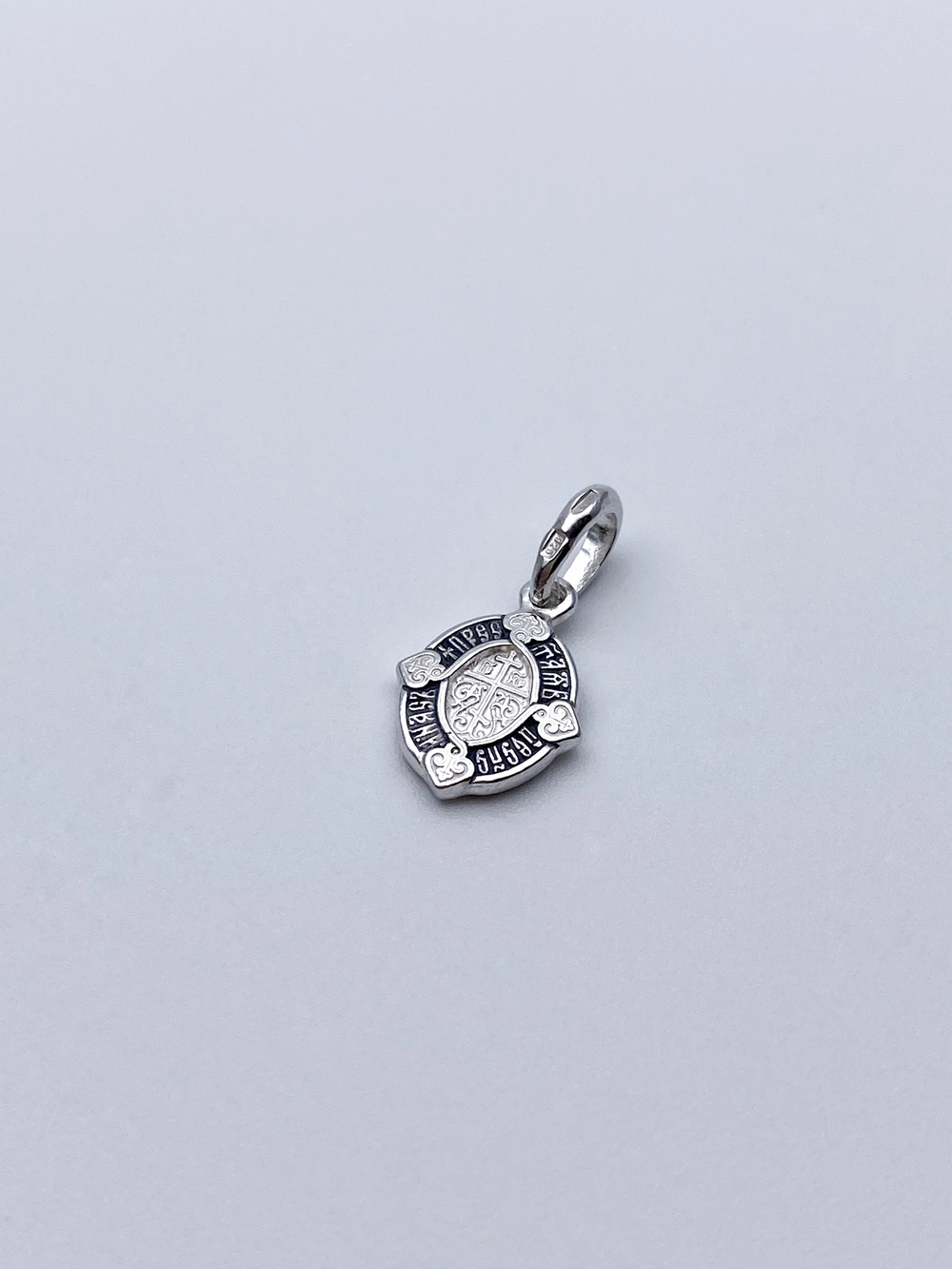 Образок из серебра/Чернение