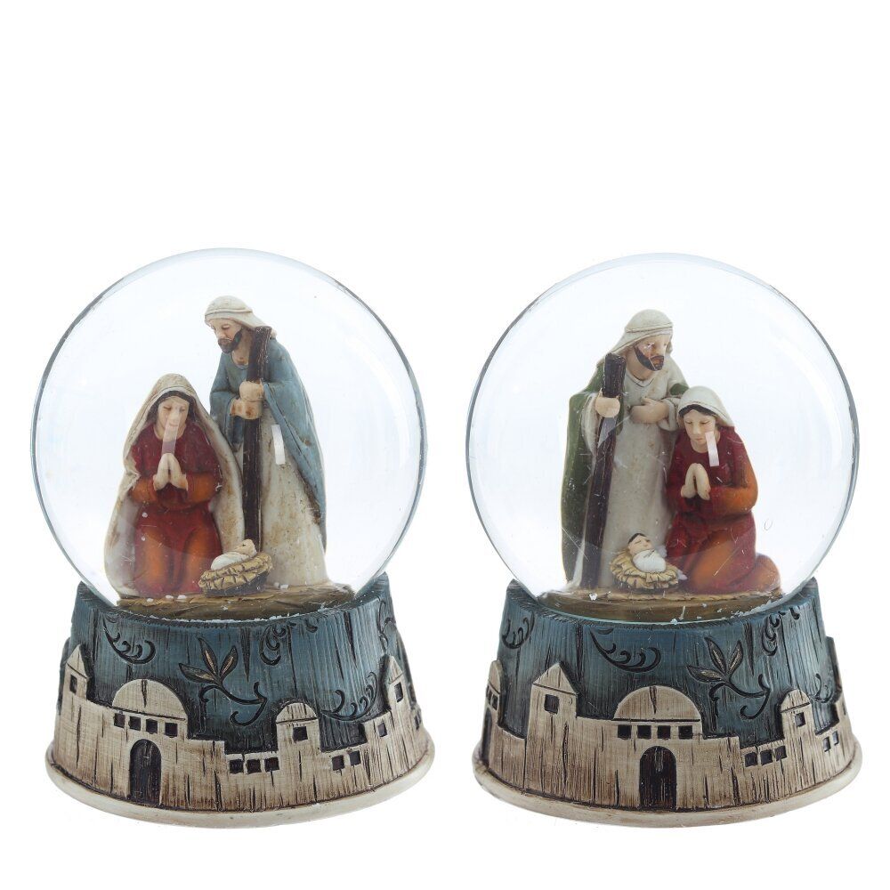 GAEM Фигурка декоративная "Рождество" в стекл шаре, D 6.5 см, L6,5 W6,5 H8,5 см, 2в.