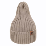 Шапка вязаная Woolly (теплый беж)
