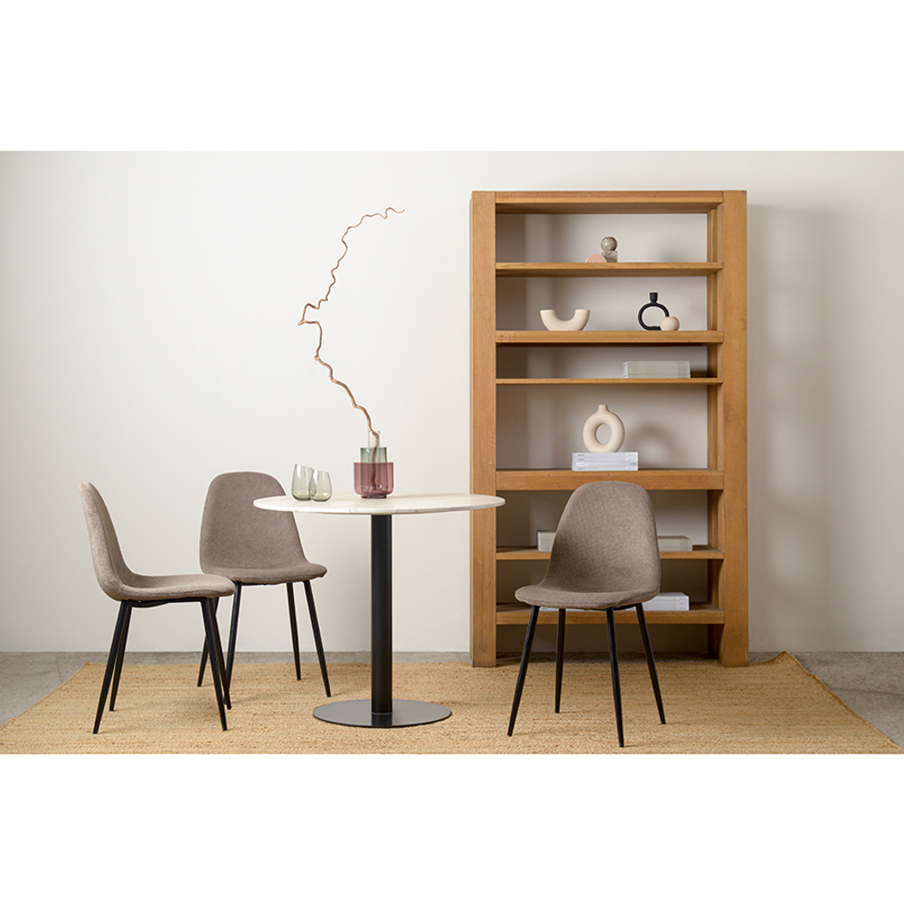 Стул breeze, шенилл, серо-коричневый