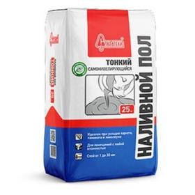 Финишная смесь пол наливной Старатели тонкий 25 кг