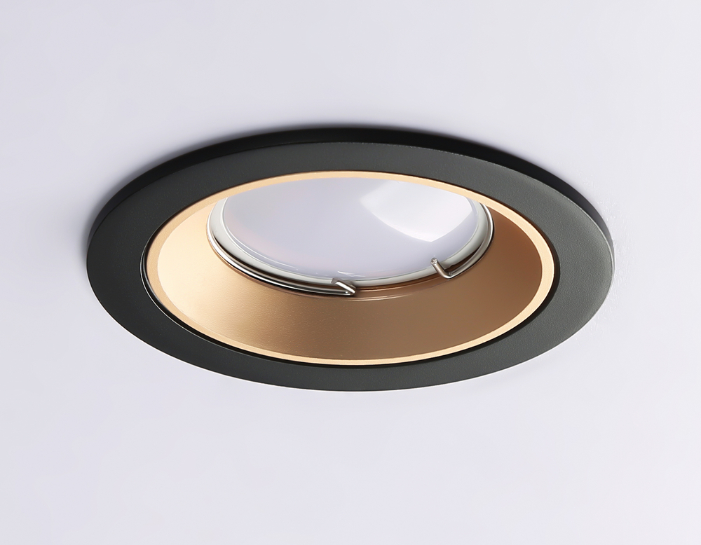 Встраиваемый точечный светильник MR16 A8923 BK/GD черный/золото MR16 GU5.3 D92*24