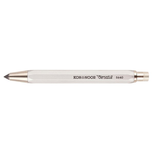 Карандаш цанговый металлический KOH-I-NOOR VERSATIL 5640 короткий, 5,6 мм, серебряный