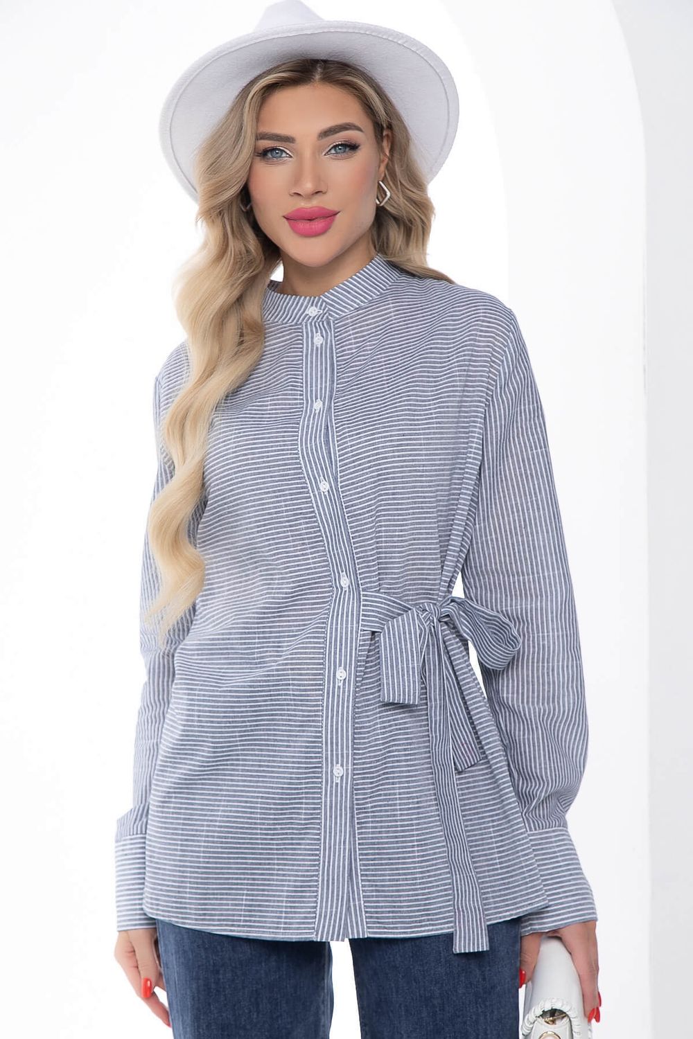 Рубашка "Очаровательная" (серая) Б8996 LT Collection