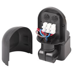 Датчик движения ЭРА MD 04 настенный инфракрасный 1200 Вт угол 180 градусов IP44, черный