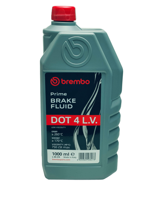 Тормозная жидкость BREMBO DOT 4, "Brake Fluid LV", 1л