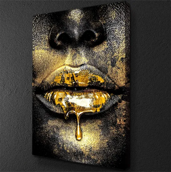 Постер "Губы в золоте"