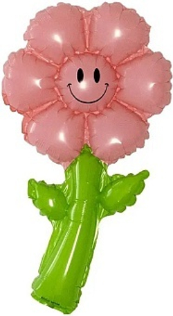 К 17'' Мини-цветок Ромашка Розовый