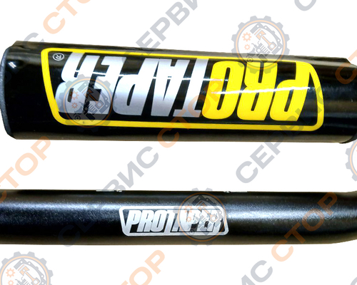 Руль PRO-TAPER (D=28, алюминий, с перемычкой, черный)