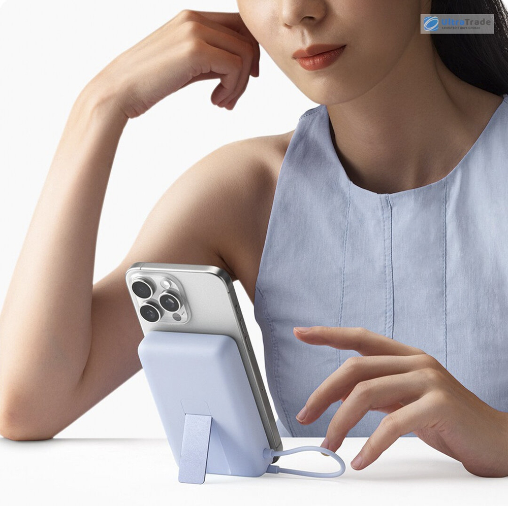 Внешний аккумулятор Xiaomi Magnetic Bracket Power Bank WPB1007Z 10000 мАч 33 Вт черный