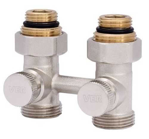 Узел нижнего подключ. рад. (ВЕНТИЛЬ) 3/4 ПРЯМОЙ ViEiR (48/4шт)