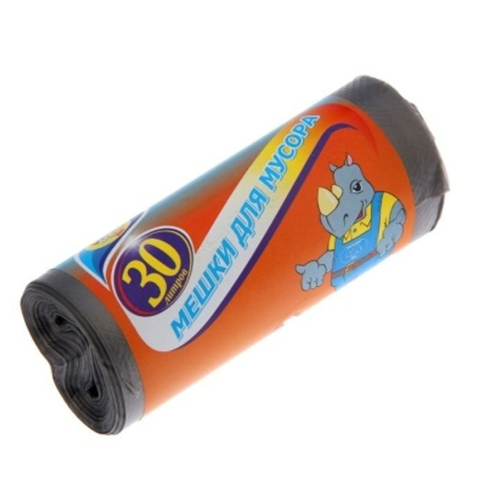 Мешки для мусора  30л, 30шт (50шт/кор)