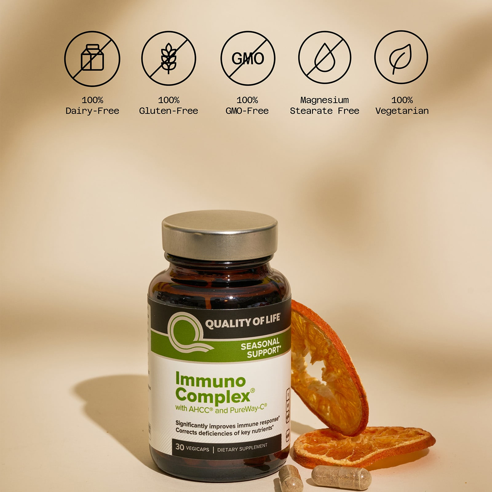 Quality of Life, Immuno Complex®, 30 растительных капсул