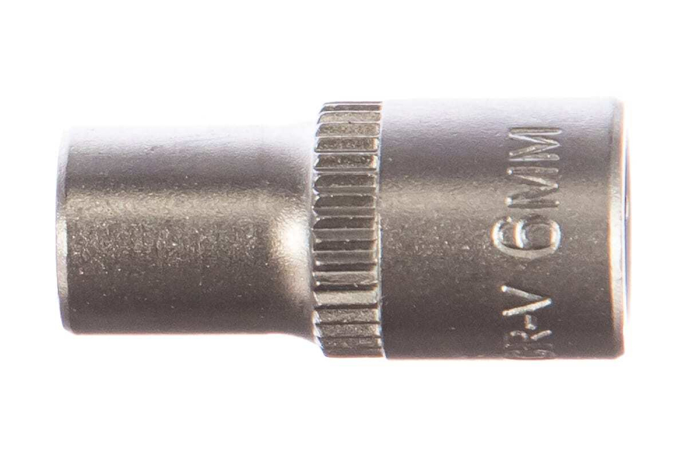 Головка торцовая МАСТЕР (6 мм; 1/4"; Cr-V; FLANK) Зубр 27715-06