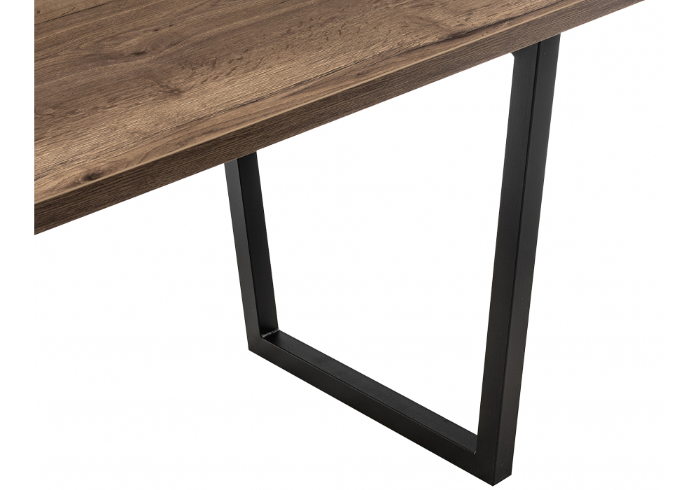 Стол деревянный Woodville Эльпатия 150 дуб велингтон, черный матовый