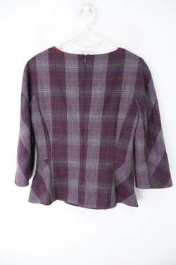 Блузка в клетку 44 размер