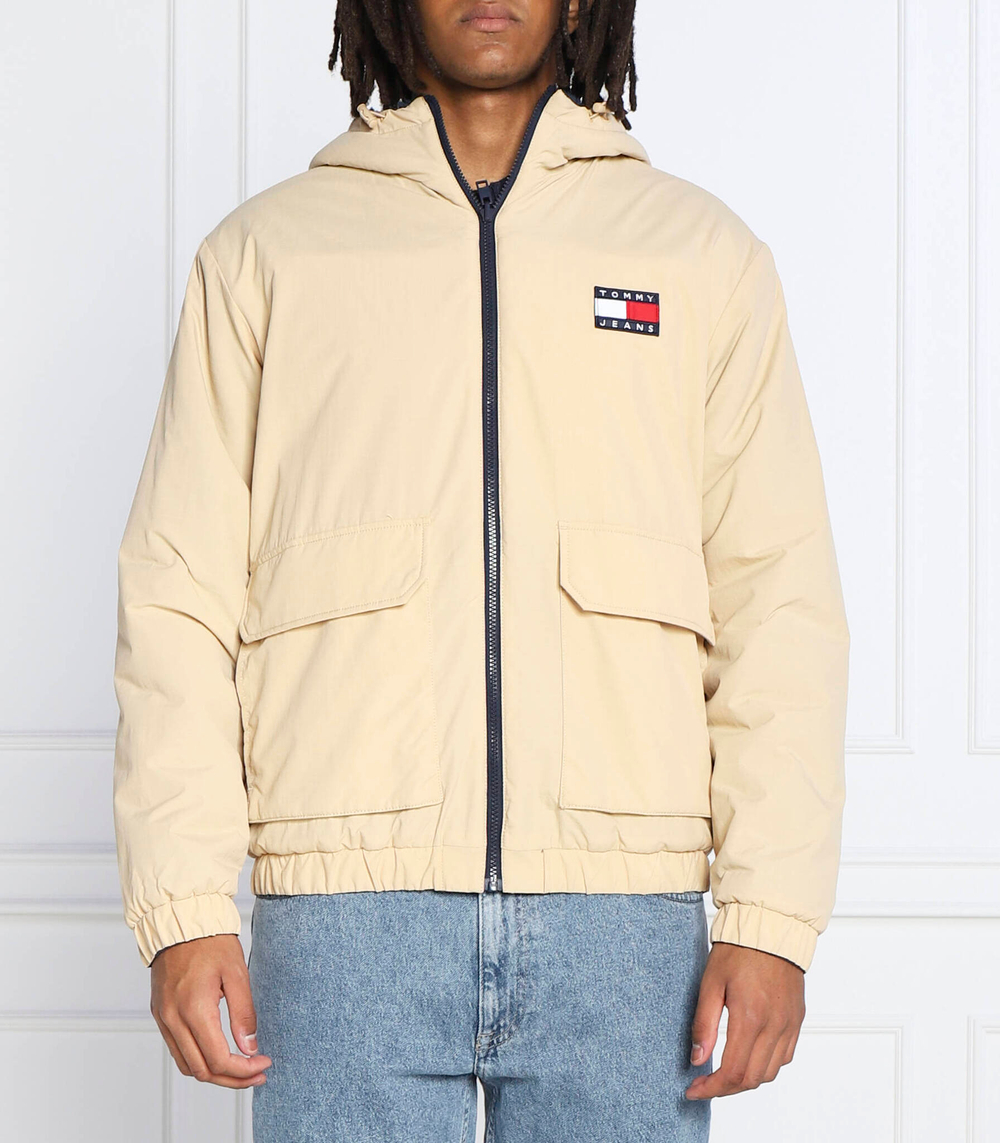 двухсторонняя куртка sherpa Tommy Jeans - бежевый(DM0DM14455)