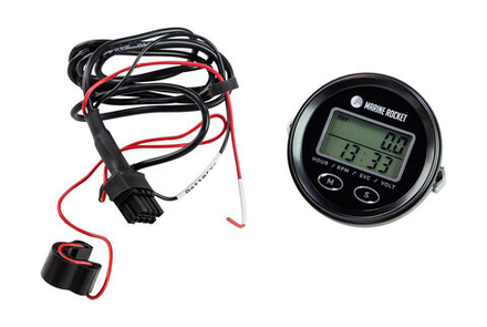 Тахометр универсальный со счетчиком моточасов, подсветкой и внешним питанием