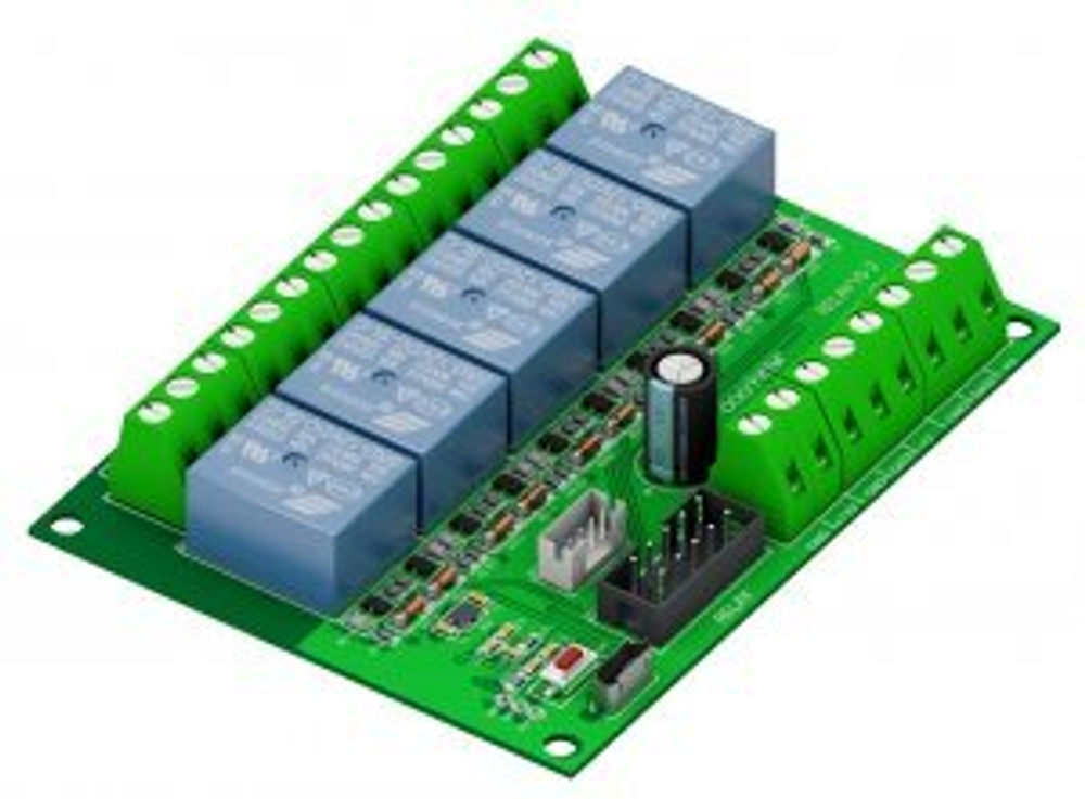Релейная плата Интеллектуальная (версия 2) с разъёмом micro USB