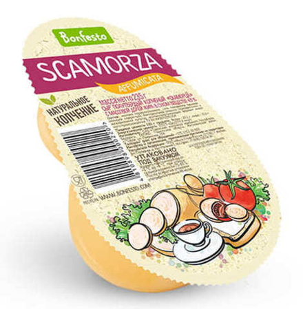Сыр "Скаморца" копченый 235г. Бонфесто