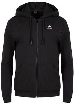 Женская теннисная куртка Le Coq Sportif ESS FZ Hoody No.1 W - Black