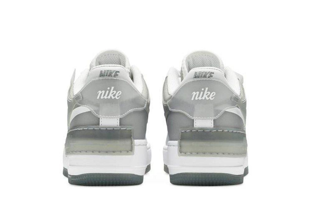 Кроссовки Nike Air Force 1 Shadow Particle Grey (Женская размерная сетка)
