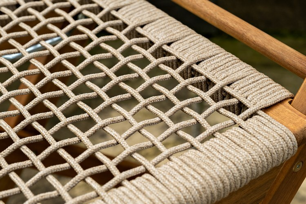 Стул из акации CALISTO складной с подлокотниками