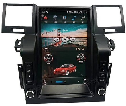 Магнитола для Range Rover Sport 2005-2009 - Carmedia NH-1002 ("Тесла-Стиль") Android 10, 8Гб+128Гб, SIM-слот
