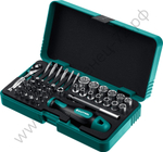 KRAFTOOL X-Drive 49 шт, Набор бит и головок с битодержателем и трещоткой (25816)