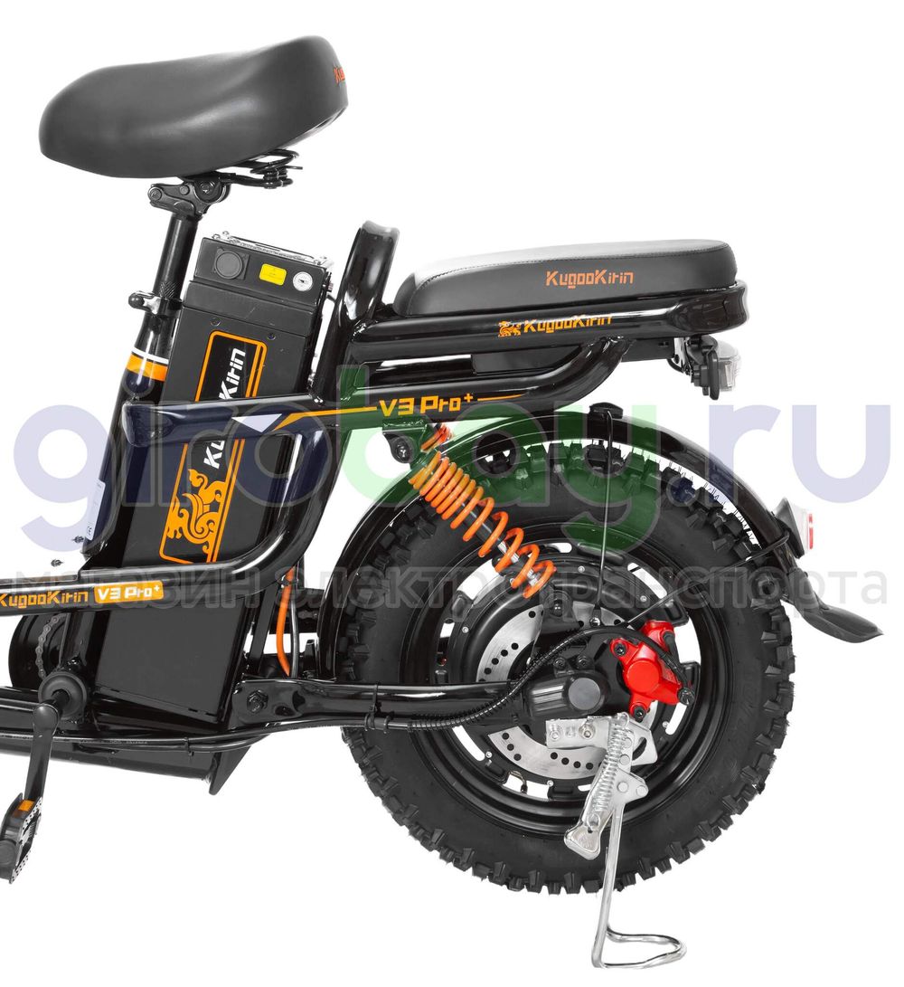 Электровелосипед Kugoo Kirin V3 PRO PLUS (60V/21Ah) внедорожная резина фото №17