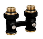 Узел нижнего подключ. рад. 3/4 прямой (ЧЕРНЫЙ) ViEiR (48/1шт)